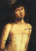 Lorenzo  Costa Saint Sebastian USA oil painting reproduction